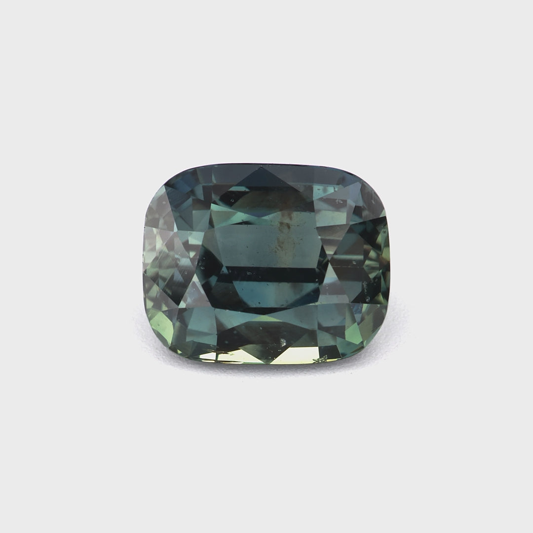 Load video: 2.01 ct Teal Sapphire