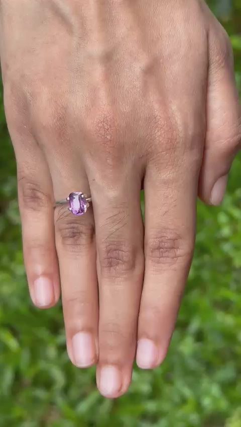2.28 ct Purple Sapphire ~ Unheated