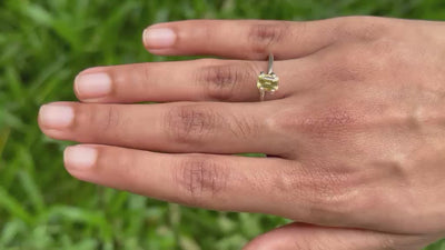 1.17 ct Emerald-Cut Ceylon Yellow Sapphire ~ Heat Treated, GIA