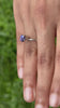 1.20 ct unheated Oval Purple Sapphire, close-up video showing color and brilliance
