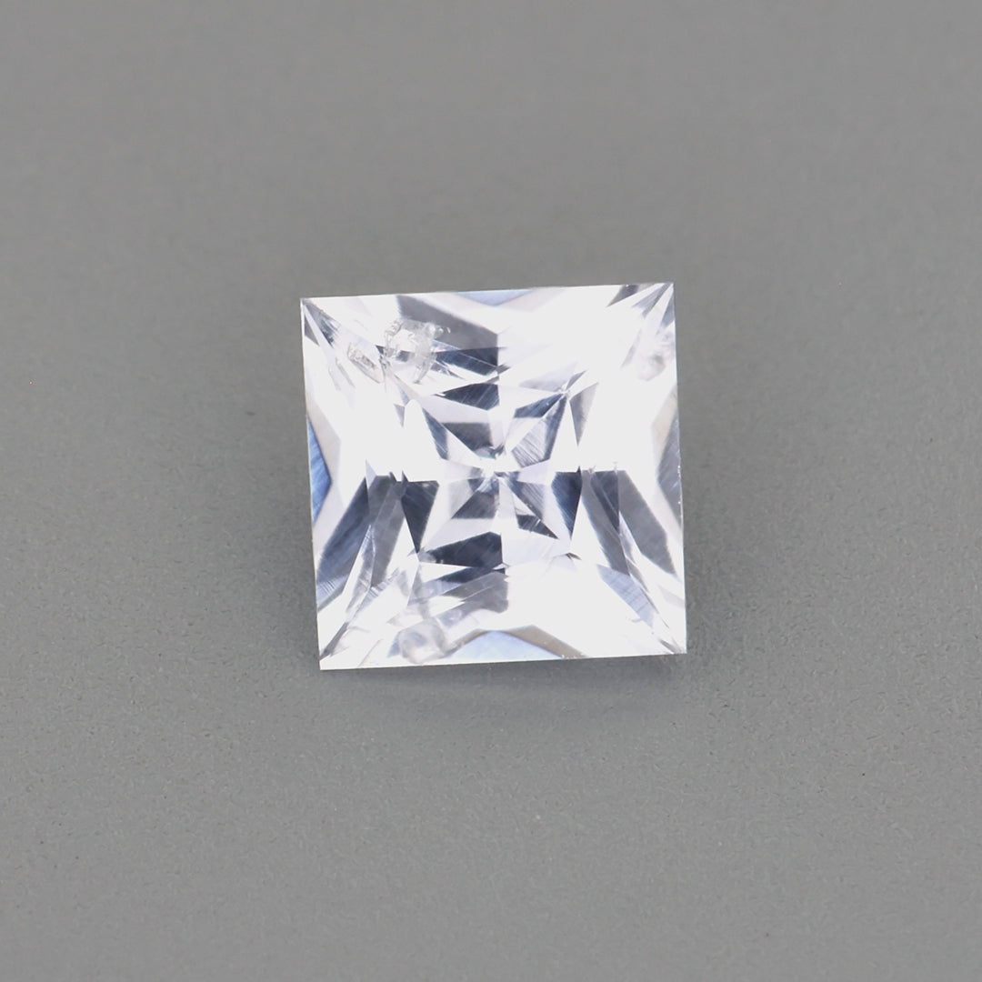 Load video: 0.33 ct White Sapphire Natural Diamond Alternative Gemstone