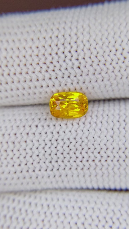 1.31 ct Golden Yellow Sapphire
