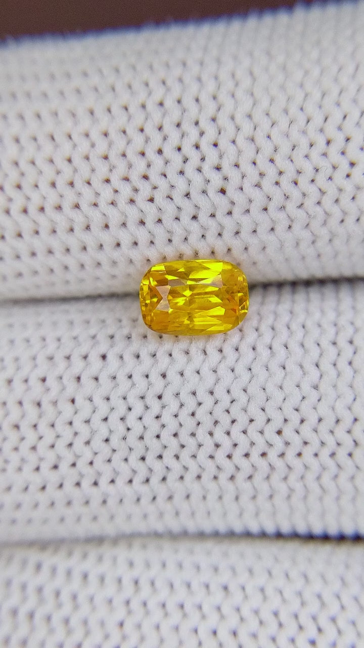 1.31 ct Golden Yellow Sapphire