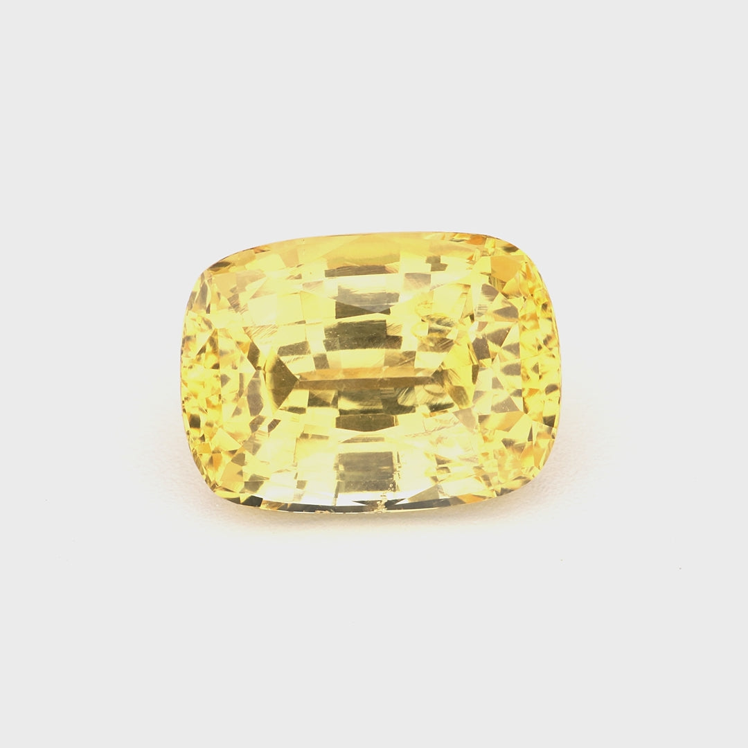 Load video: 2.175 ct Yellow Sapphire ~ Unheated