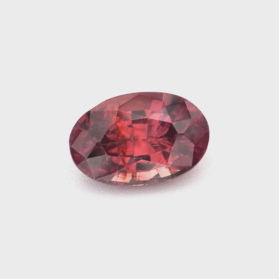 1.17 ct Natural Oval Ruby gemstone from Ceylon with GIA lab report