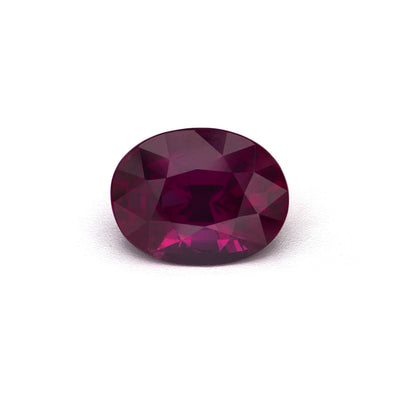 1.65 ct unheated Oval Ruby, Madagascar, GIA certified, video showing color and brilliance