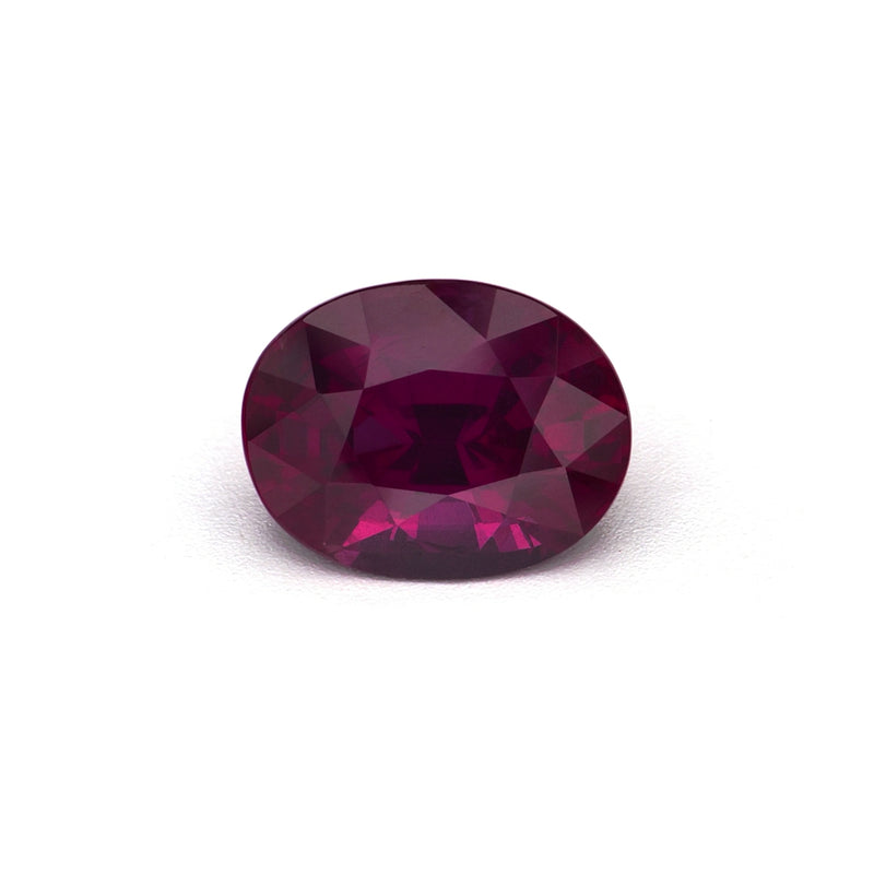 1.65 ct unheated Oval Ruby, Madagascar, GIA certified, video showing color and brilliance