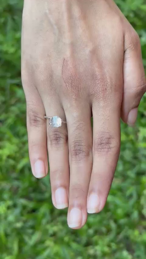 1.42 ct White Round Sapphire