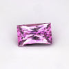 1.45 ct Baguette Radiant Pink Sapphire video showing unheated natural color and brilliance