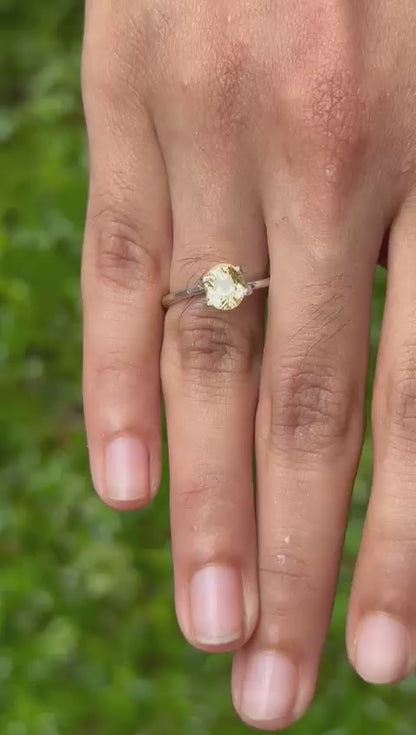 2.10 ct Yellow Sapphire ~ Unheated