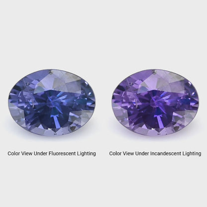 1.17ct Color Change Sapphire ~ Unheated