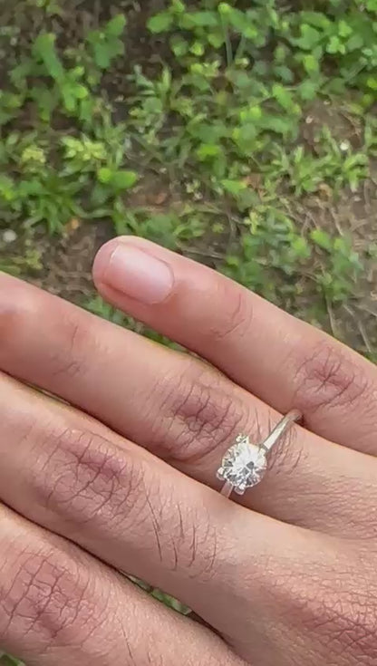 1.41ct White  Sapphire ~ Unheated