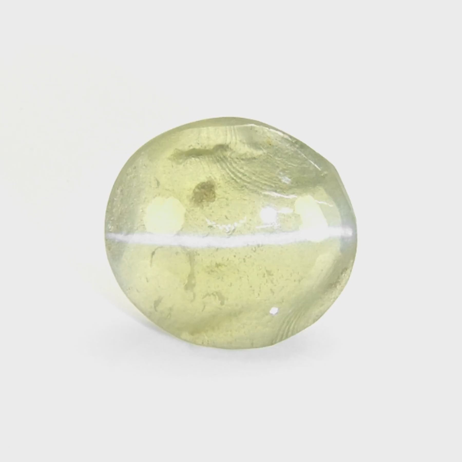Load video: 2.36 ct Chrysoberyl Cats Eye ~ Unheated