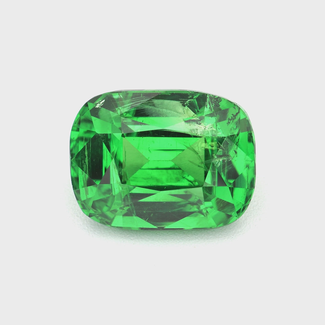 1.85 ct Natural Tsavorite Garnet – Rectangular Cushion Cut | GIA Certified | Kenya