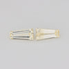 0.74 ctw Tapered Baguette Yellow Sapphire Matched Pair — Unheated