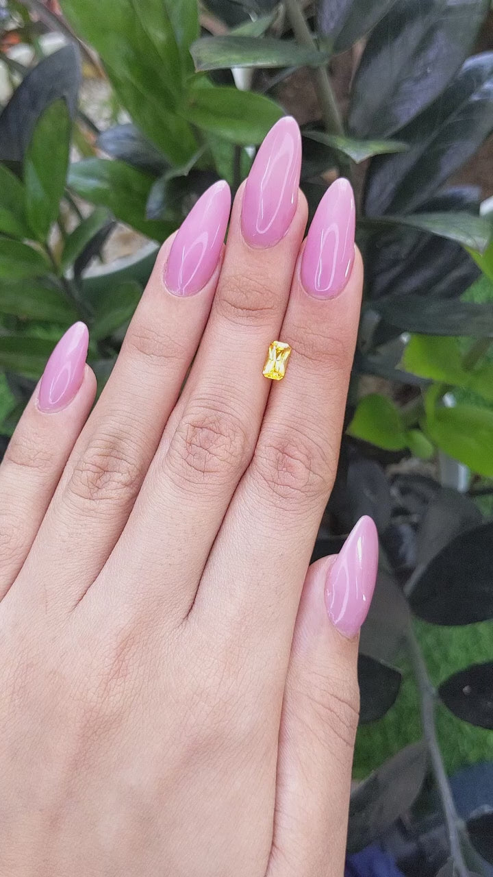 1.00 ct Yellow Sapphire