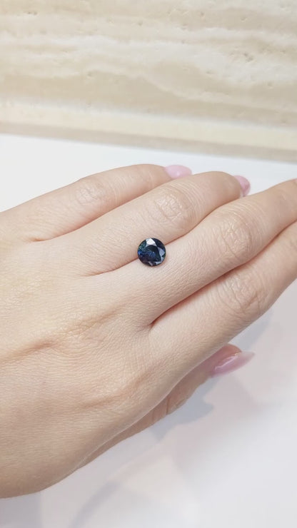 1.94ct Dark Blue Sapphire ~ Untreated
