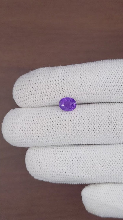 1.53 Ct Violet Sapphire ~ Untreated