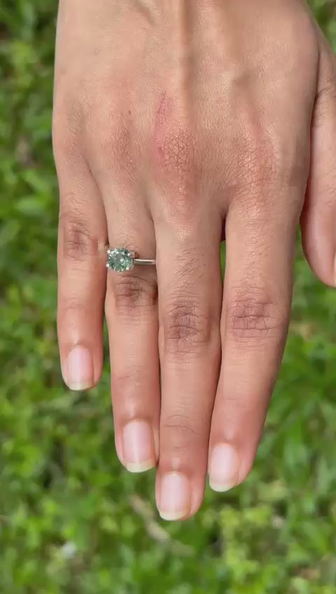 1.31 Ct Green Sapphire ~ unheated