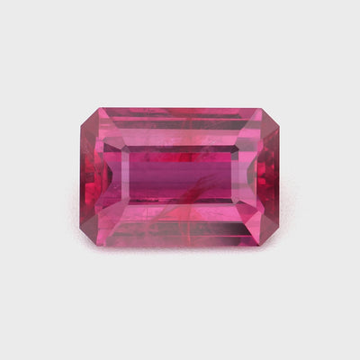 1.09 ct emerald cut Natural Ruby with GIA report