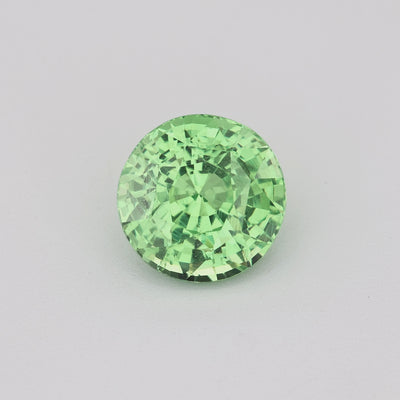 1.07 ct Mint Green Round Tsavorite Garnet Gemstone ~ Unheated / Untreated
