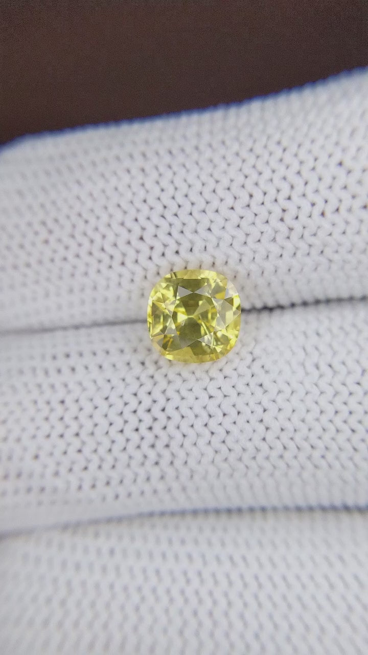 2.70 Ct Yellow Sapphire ~ Unheated