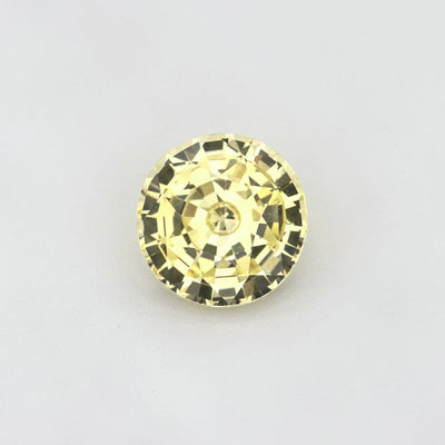 1.44 ct Round Ceylon Yellow Sapphire video showing color and brilliance.