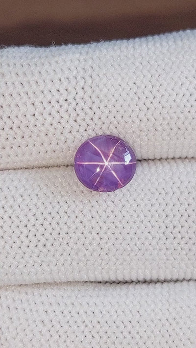 3.26 ct Purple Star Sapphire ~ Untreated