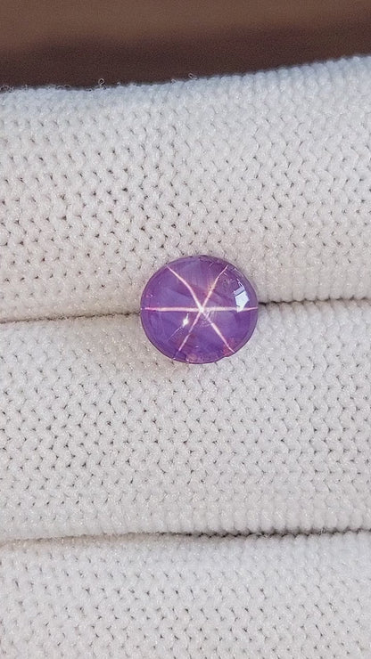 3.26 ct Purple Star Sapphire ~ Untreated