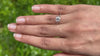 1.30 ct natural white sapphire video showing sparkle under light