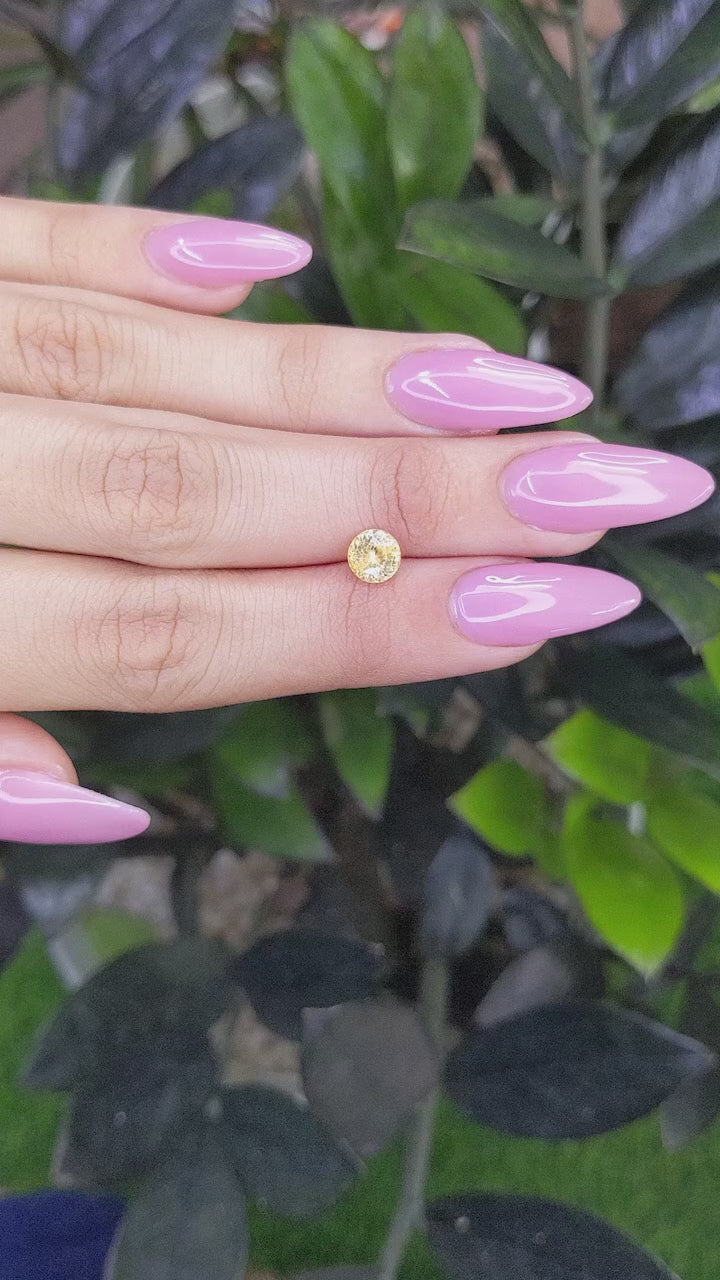 1.21 ct Yellow Sapphire ~ Untreated