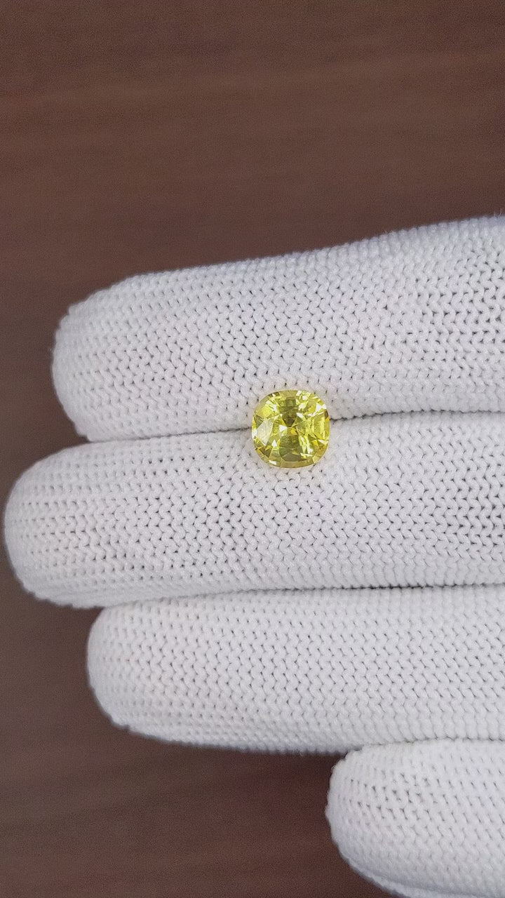 2.70 Ct Yellow Sapphire ~ Unheated
