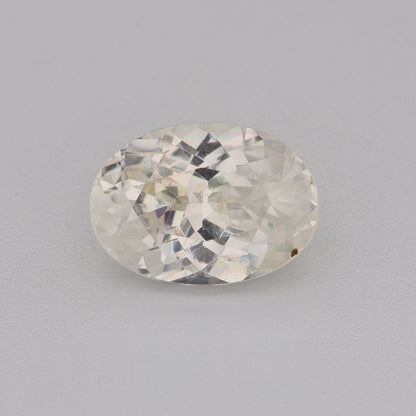 7 x 5mm Oval White Sapphire
