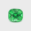 1.01 ct vivid green tsavorite garnet rotating to show brilliance and emerald-like color