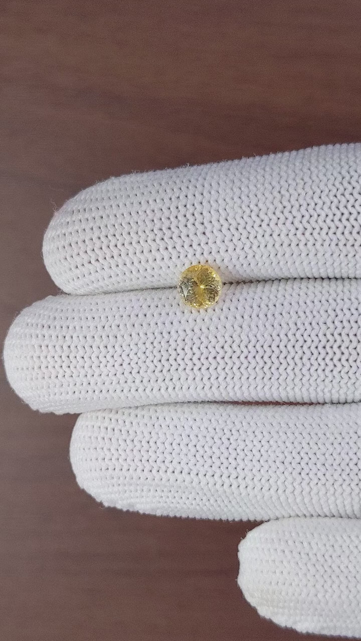 1.21 ct Yellow Sapphire ~ Untreated