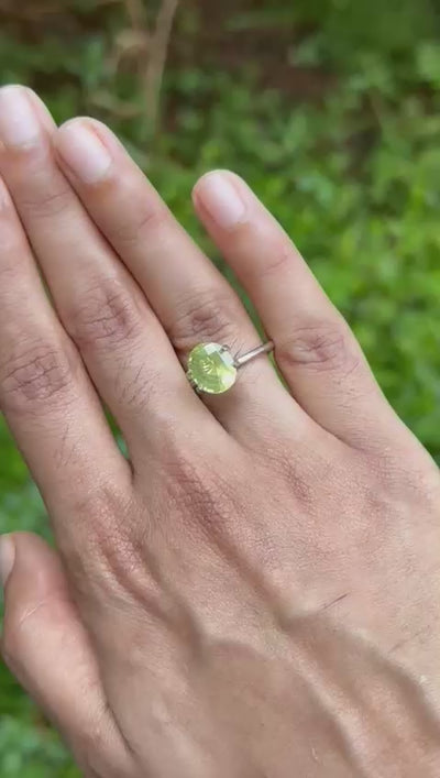 3.64ct Chrysoberyl Gemstone | Rare Natural Collector Gem for Fine Jewelry With GIA report