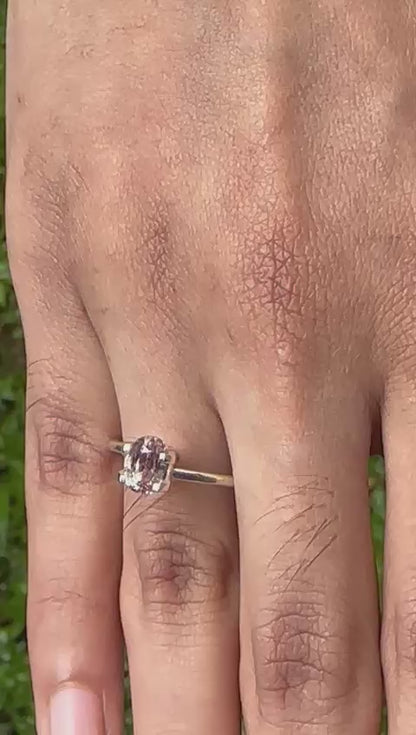 1.23 ct Peach Sapphire