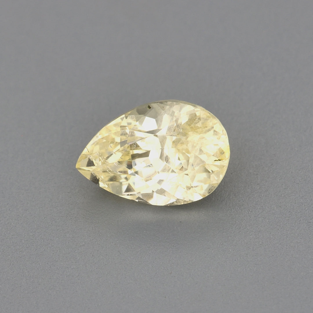 Load video: 0.61 ct Light Yellow Sapphire ~ Unheated