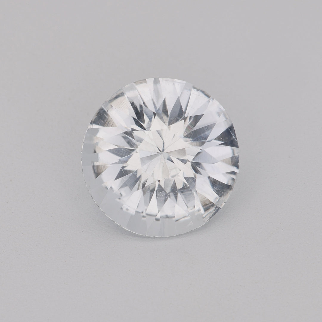 Load video: 1.42 ct White Round Sapphire
