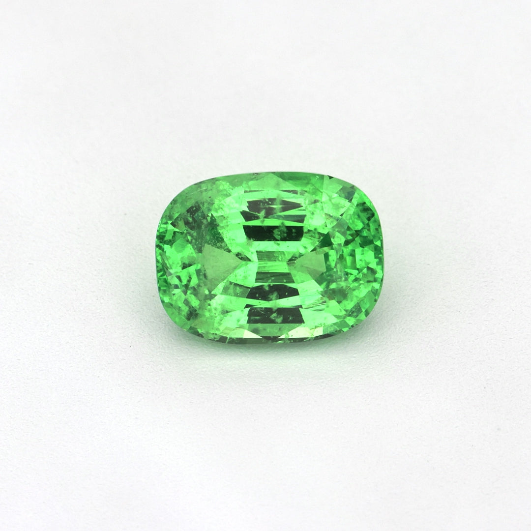 1.06 ct Cushion Tsavorite Garnet ~ Untreated, GIA