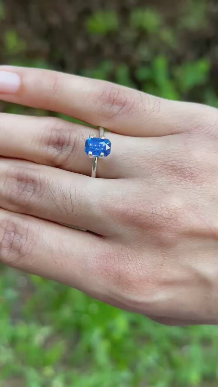 2.008 ct Blue Sapphire ~ Unheated