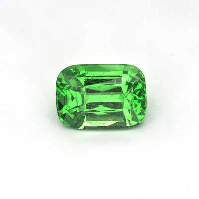 1.86 ct Cushion Tsavorite Garnet video showing color and brilliance.