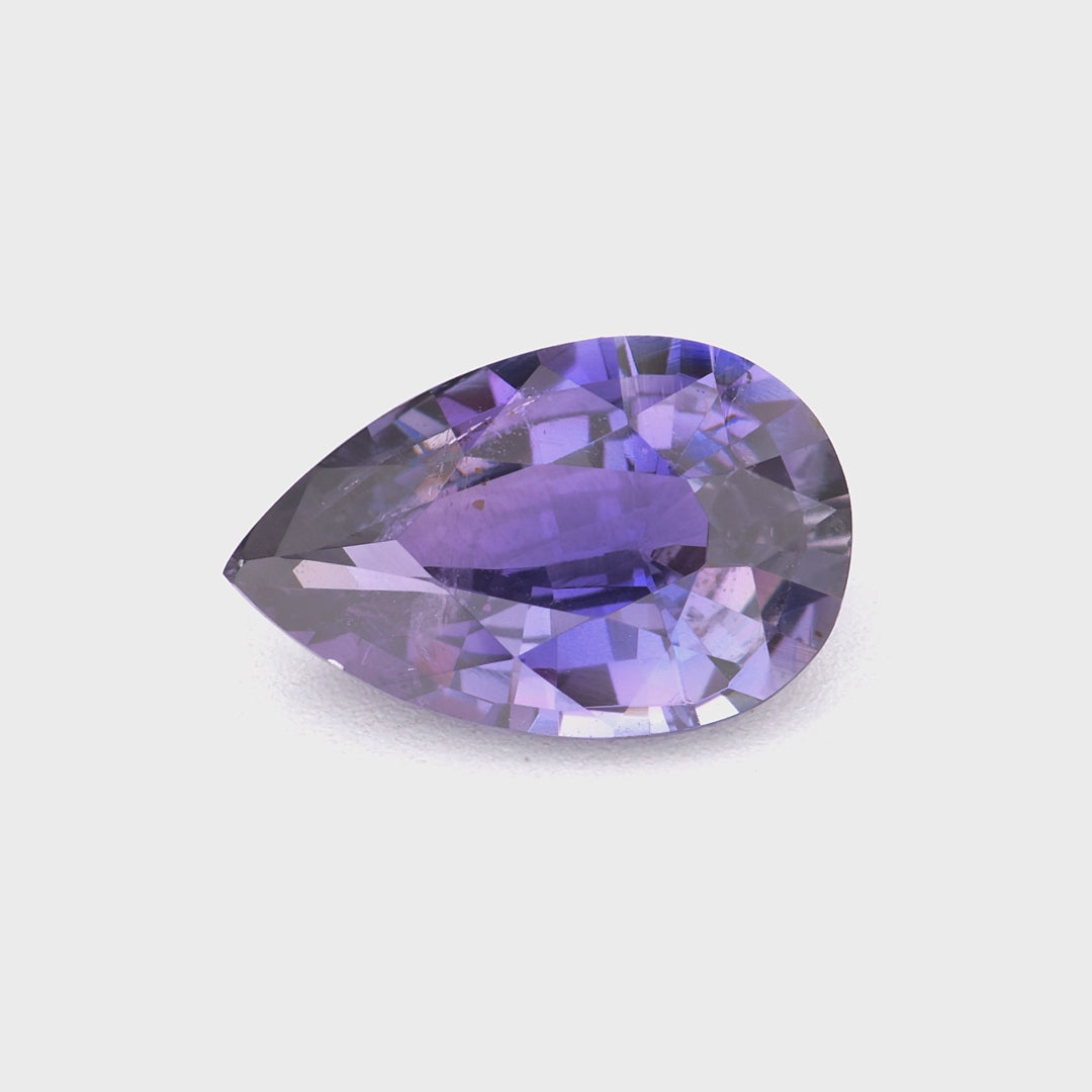 Load video: 0.90 ct Purple Sapphire ~ Unheated