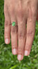 1.86 ct Cushion Tsavorite Garnet ring video, GIA certified.