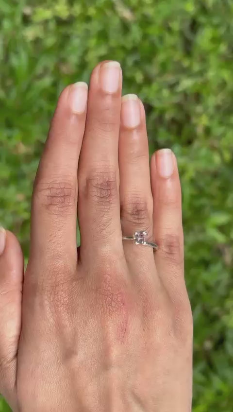 0.61 Ct Peach Sapphire ~ Unheated