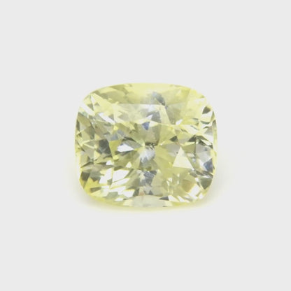 2.48 ct pale Yellow Sapphire ~ Untreated ~ GIA