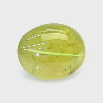4.24 Ct Oval shaped Chrysoberyl Cats Eye with GIA report
