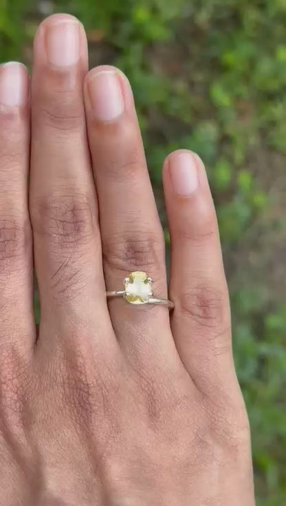 2.175 ct Yellow Sapphire ~ Unheated