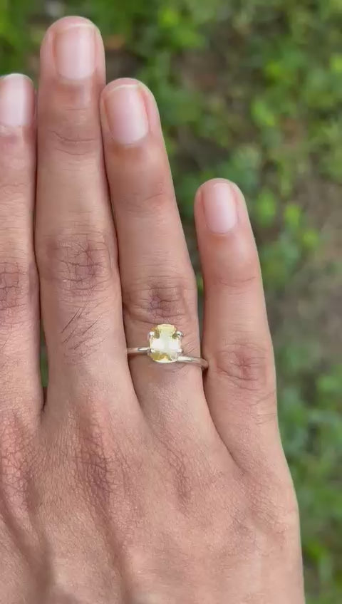 2.175 ct Yellow Sapphire ~ Unheated