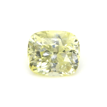 2.48 ct pale Yellow Sapphire ~ Untreated ~ GIA